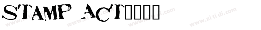 Stamp Act字体转换